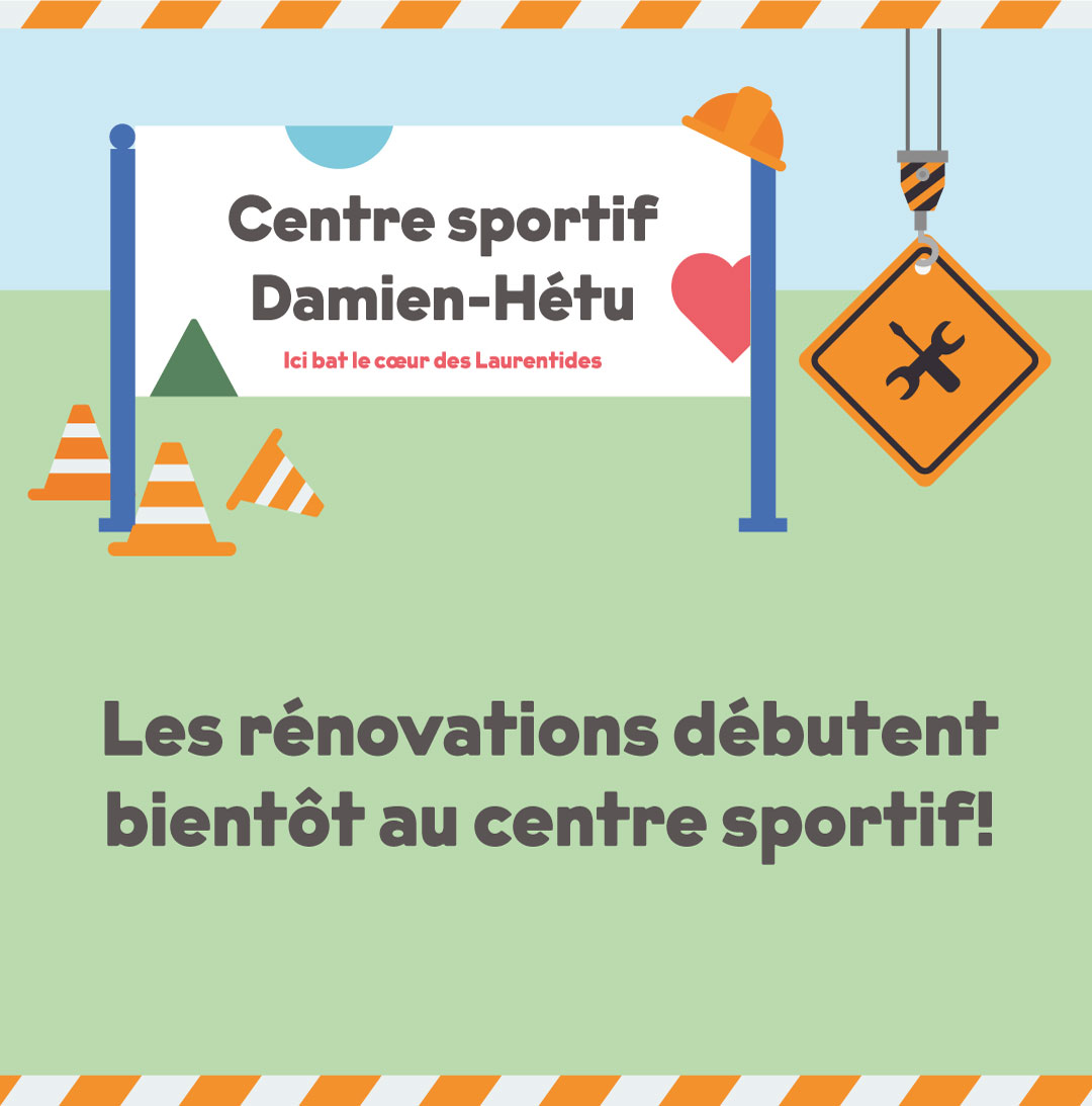 La Ville dévoile la nature des travaux de réaménagement du centre sportif Damien-Hétu