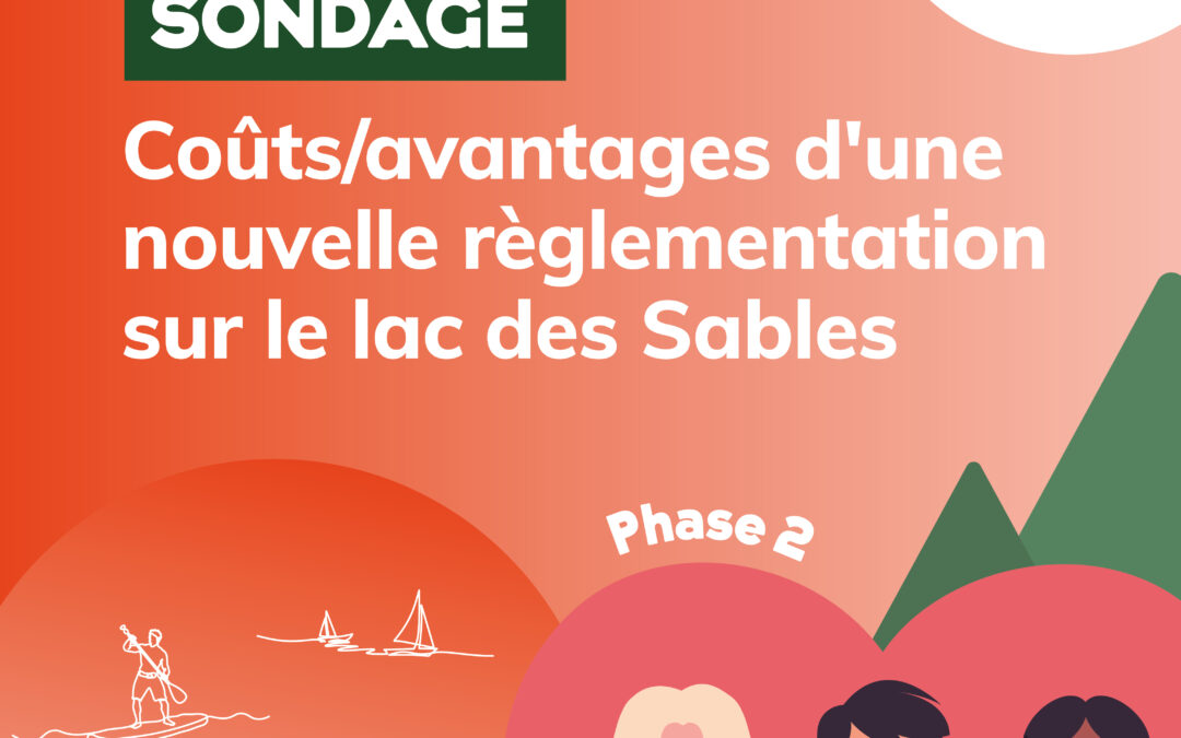 Vers une nouvelle réglementation concernant la navigation sur le lac des Sables