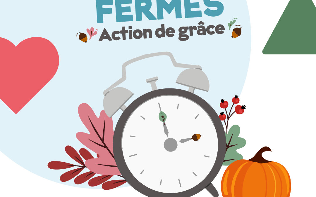 Horaire des bâtiments municipaux pour l’Action de grâce