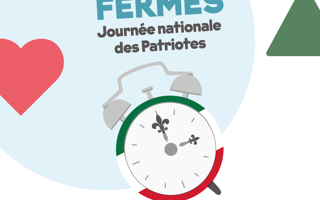 Horaire des bâtiments municipaux pour la Journée nationale des Patriotes