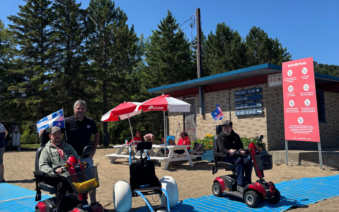 Sainte-Agathe-des-Monts améliore l’accessibilité de la plage Major