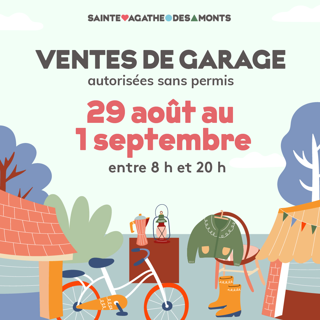 Ventes de garage autorisées sans permis – fin de semaine de la fête du travail