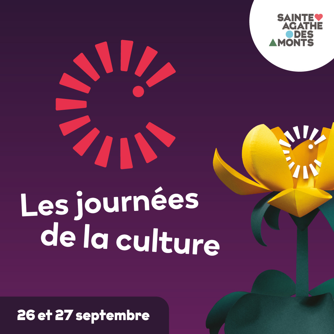 Les journées de la culture les 26 et 27 septembre