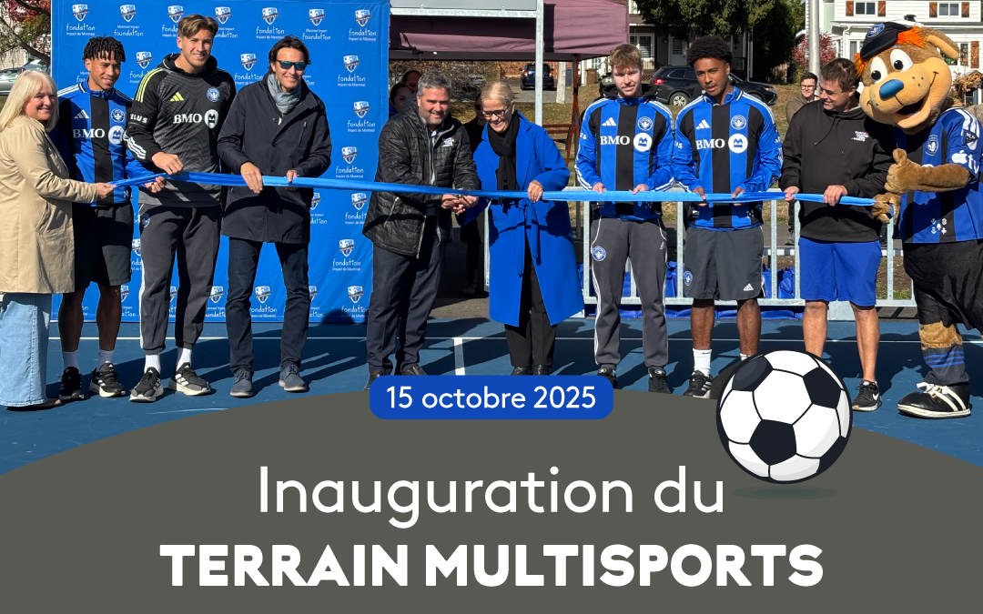 La Fondation Impact de Montréal inaugure un mini-terrain multisports à Sainte-Agathe-des-Monts