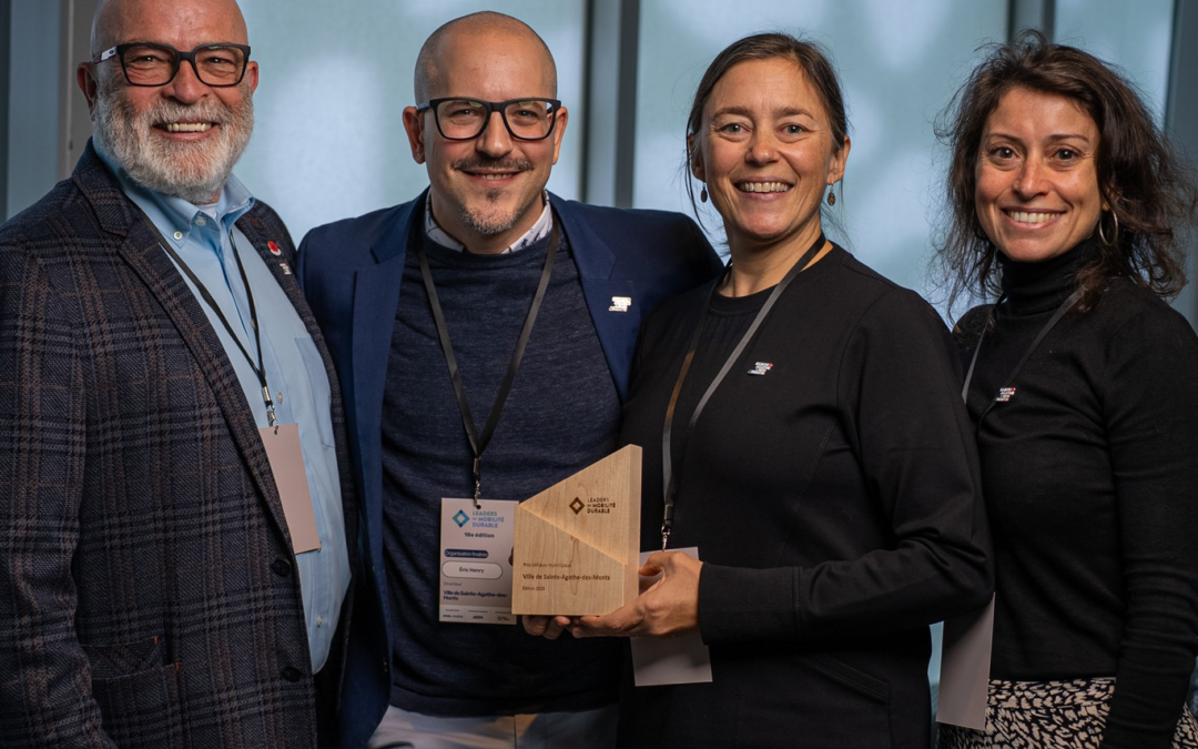 Sainte-Agathe-des-Monts récompensée pour son leadership en mobilité active