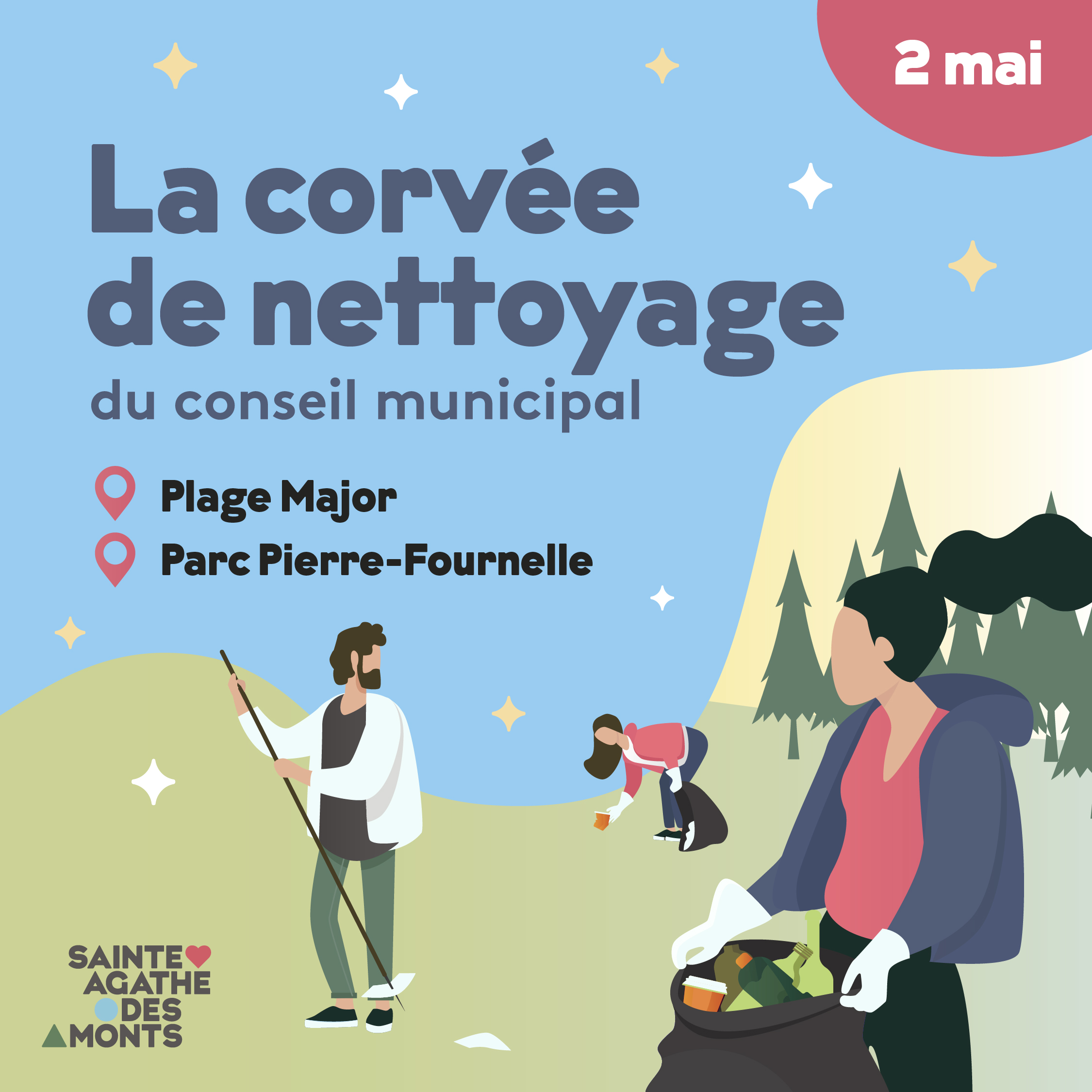 La corvée de nettoyage du conseil municipal est de retour!
