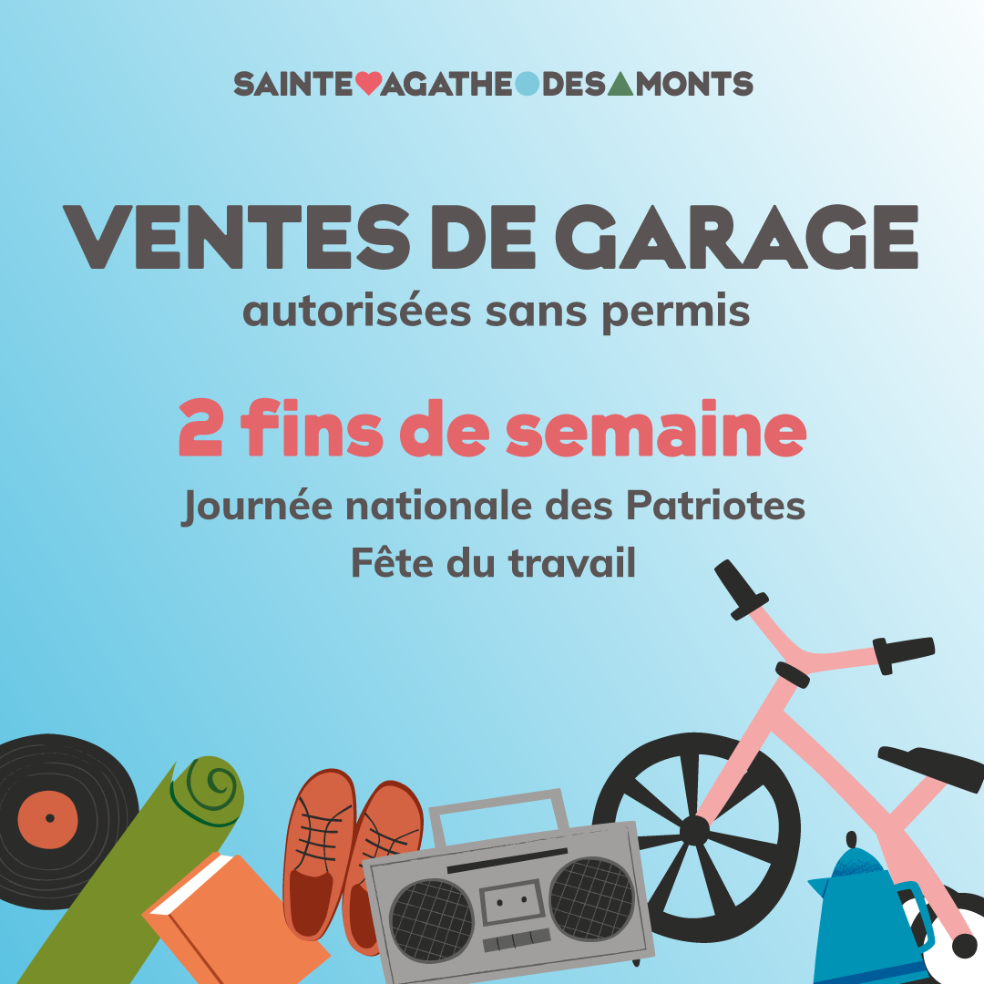 Les ventes de garage autorisées sans permis sont de retour pour 2026
