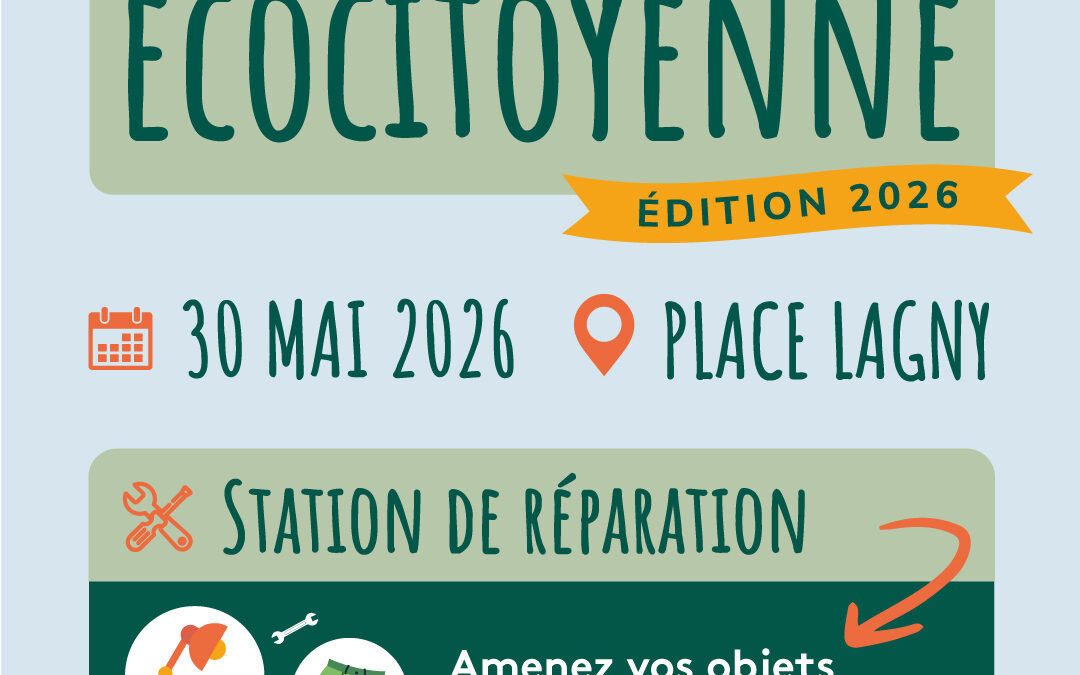 La Fête écocitoyenne est de retour pour une 3e édition le 30 mai !