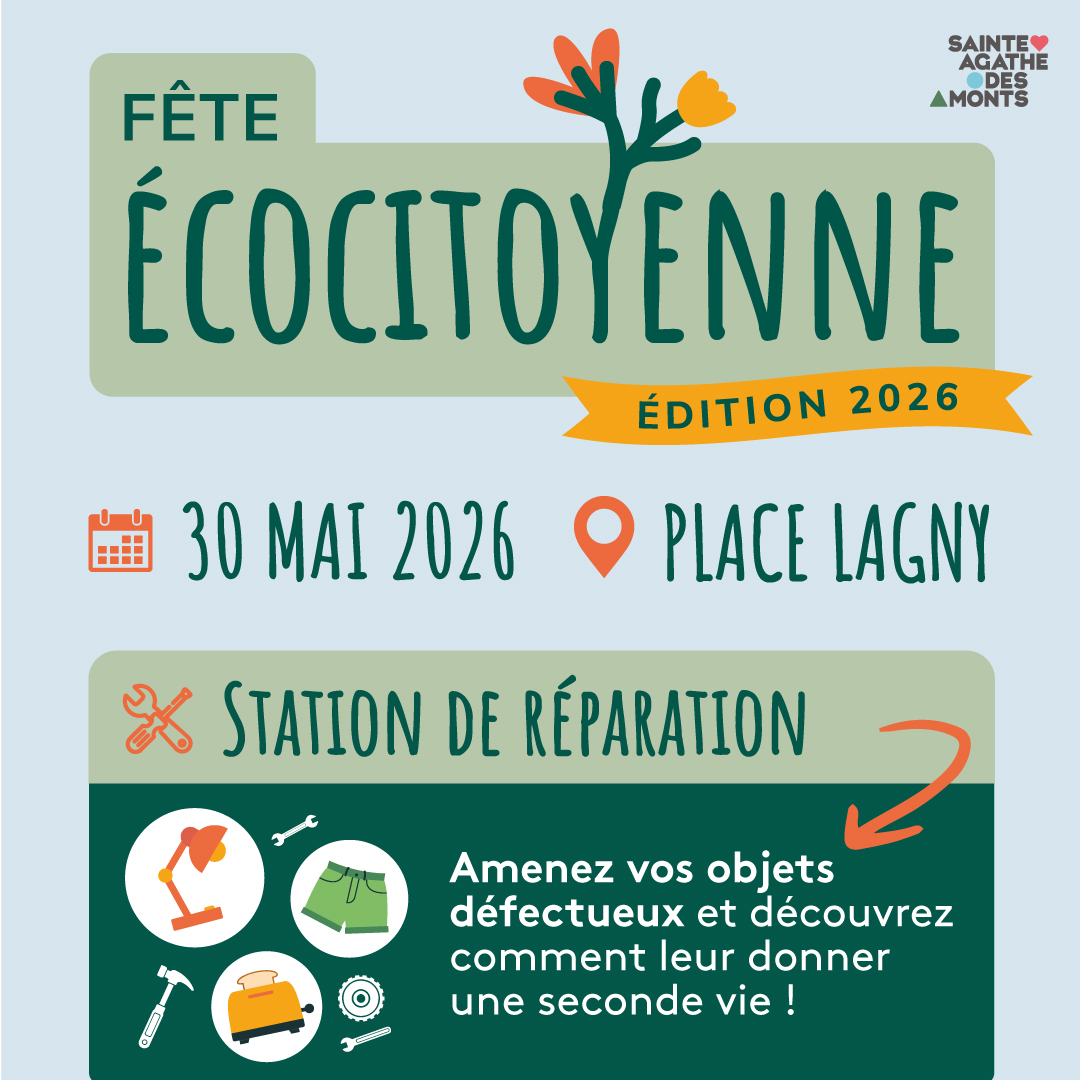 La Fête écocitoyenne est de retour pour une 3e édition le 30 mai !