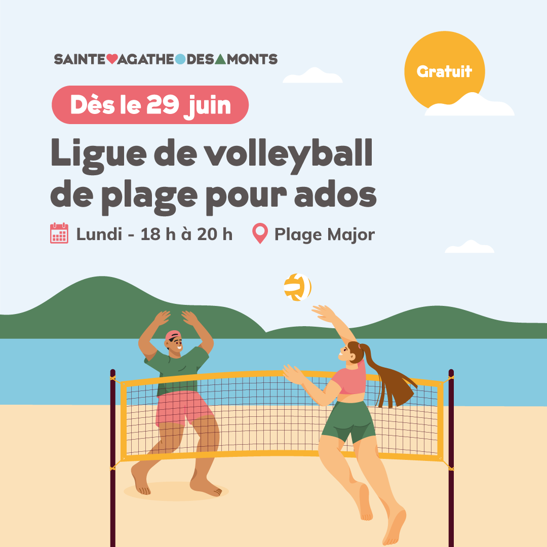 Le volleyball pour adolescents de retour pour l’été