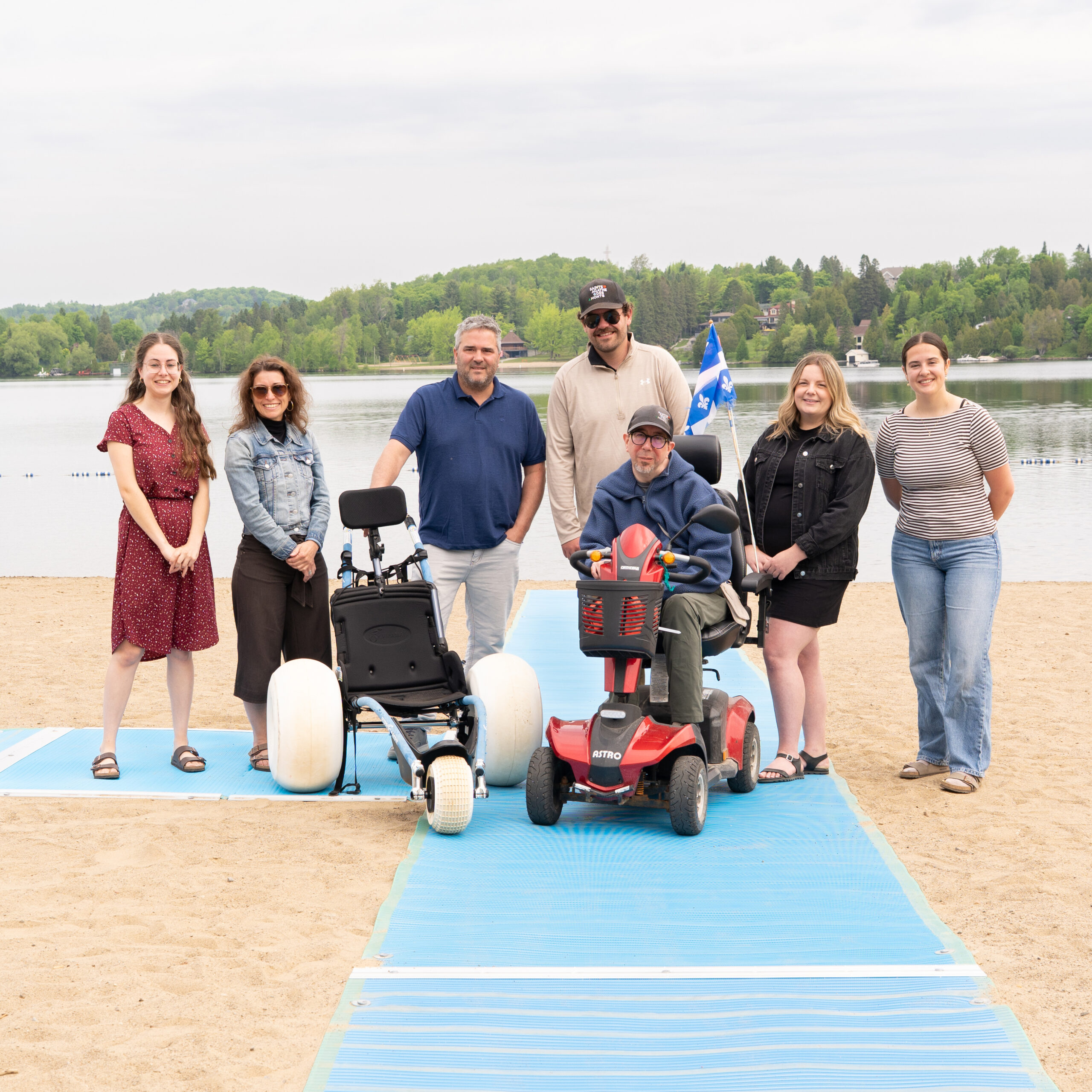 Les plages de Sainte-Agathe-des-Monts maintenant plus accessibles et écoresponsables