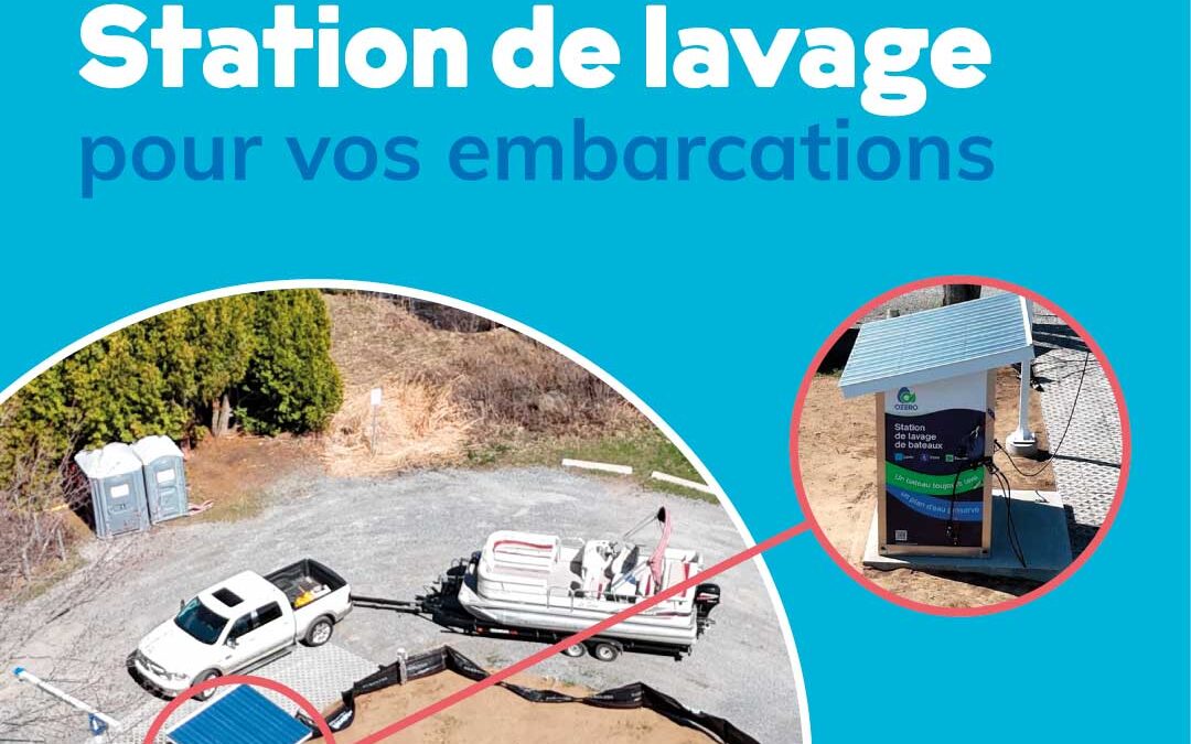 Nouveauté : une station de lavage gratuite pour vos embarcations