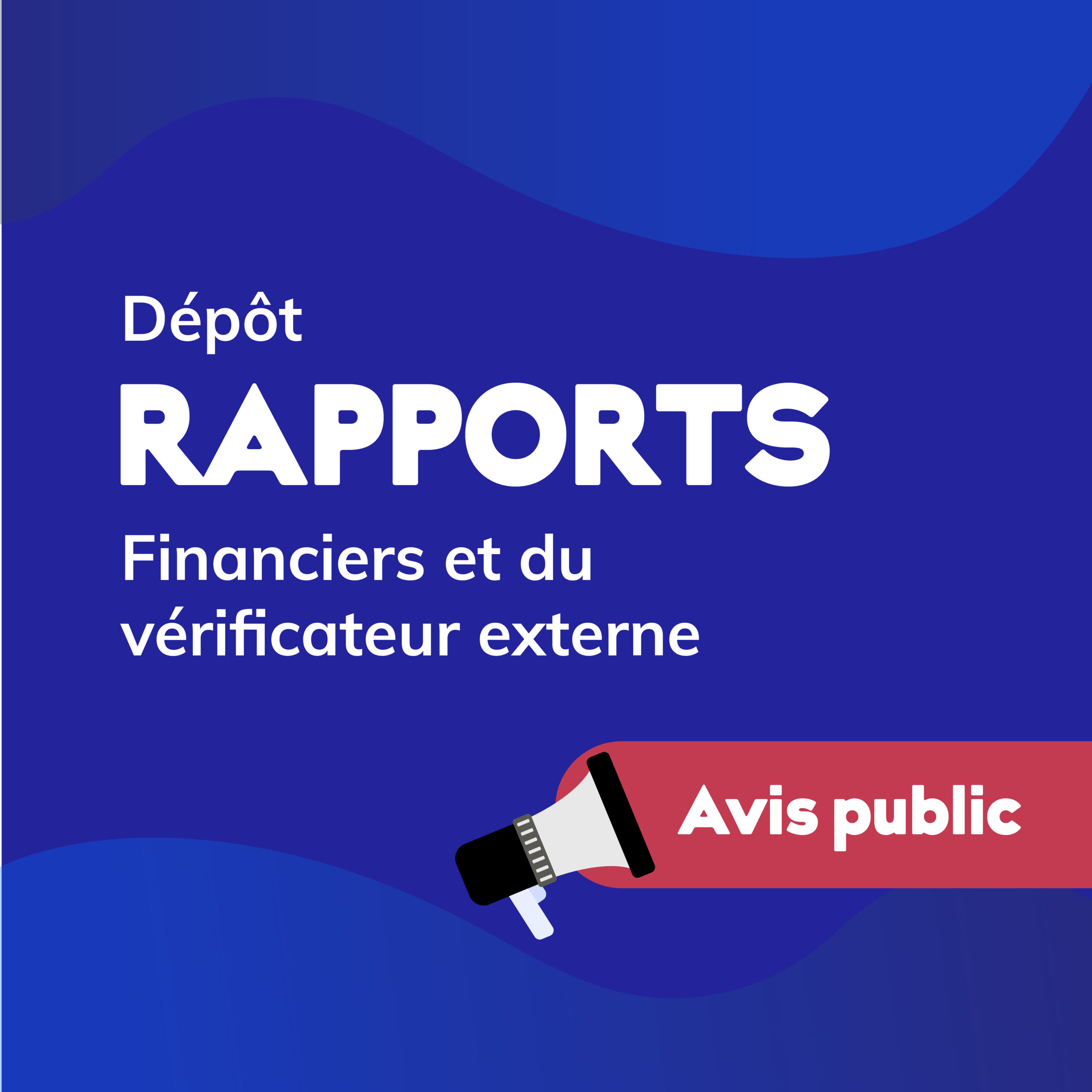 Dépôt – Rapports financiers et rapports des vérificateurs – 2025