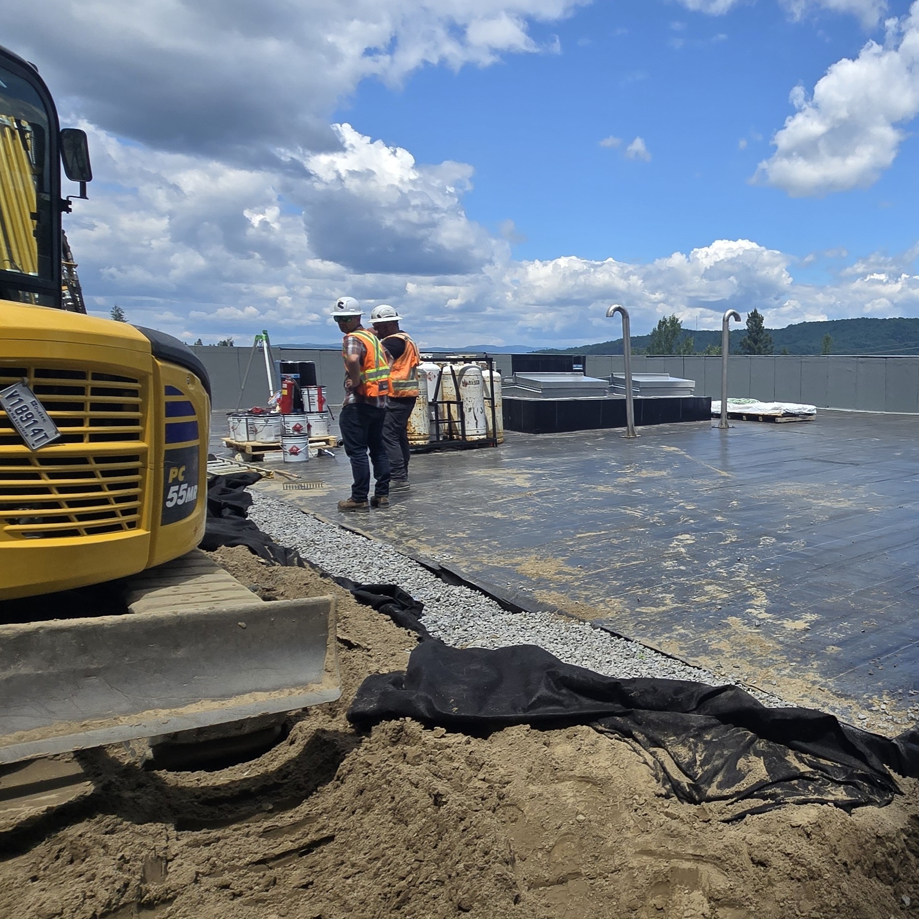 Le nouveau réservoir du chemin de la Montagne approche de sa phase finale